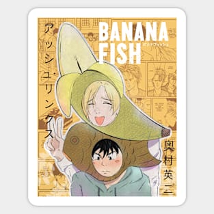 Banana Fish Eiji and Ash Sticker